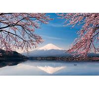 GLHUIOZ Impossible Puzzle-500 Pieces,Japan,Mount Fuji,52x38cm