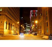 GLHUIOZ Jigsaw Puzzle 1000 Piece Landscape Jigsaw Puzzles for Adults 1000 Pieces Nature USA Cleveland Street 75x50cm