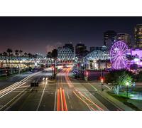 GLHUIOZ Jigsaw Puzzle for Adults, 1500-Piece USA Downtown Beach California 87x57cm