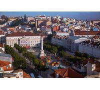 GLHUIOZ Jigsaw Puzzle for Adults, 500-Piece Portugal Lisbon Sacramento Town 52x38cm