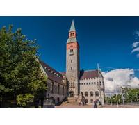 GLHUIOZ Jigsaw Puzzles 1000 Pieces for Adults | 1000 Piece Puzzle Educational Games Home Decoration Puzzle Finland Helsinki National Museum Finland 75x50cm