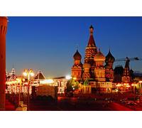 GLHUIOZ Jigsaw Puzzles 1500 Pieces for Adults | 1500 Piece Puzzle Educational Games Home Decoration Puzzle Russia Temples 87x57cm