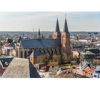 GLHUIOZ Jigsaw Puzzles 1500 Pieces for Adults Difficult Hard Jigsaw Puzzles for Women Men Premium Germany Church Kleve Collegiate Church 87x57cm