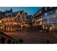 GLHUIOZ Jigsaw Puzzles 1500 Pieces for Adults jigsaw puzzles for adults 1500 Piece Puzzle Educational France Street 87x57cm