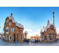 GLHUIOZ Jigsaw Puzzles 1500 Pieces for Adults jigsaw puzzles for adults 1500 Spain Parks Temples Guell Park Barcelona 87x57cm