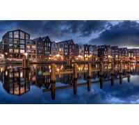 GLHUIOZ Jigsaw Puzzles 500 Pieces for Adults | 500 Piece Puzzle Educational Games Home Decoration Puzzle Netherlands North Holland 52x38cm