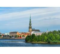 GLHUIOZ Jigsaw Puzzles 500 Pieces for Adults | 500 Piece Puzzle Educational Games Home Decoration Puzzle Latvia Church 52x38cm