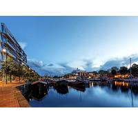 GLHUIOZ Jigsaw Puzzles 500 Pieces for Adults jigsaw puzzles for adults 500 Netherlands Amsterdam Marinas 52x38cm