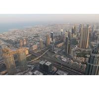 GLHUIOZ Jigsaw Puzzles 500 Pieces for Adults Puzzle Toy Gifts Home Decoration Dubai Emirates UAE Megapolis 52x38cm