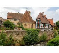GLHUIOZ Jigsaw Puzzles for Adults 1000 | Jigsaw 1000 Pieces Puzzles for Adults Gifts France Kaysersberg Alsace 75x50cm