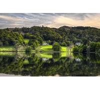 GLHUIOZ Jigsaw Puzzles for Adults 1000 Piece,Family Games DIY Gift Home Wall Decor,England,Grasmere,Grasmere Lake,75x50cm