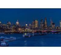 GLHUIOZ Jigsaw Puzzles for Adults 1000 Piece Jigsaw Puzzles for Adults Gifts England Rivers Bridges Riverboat Marinas 75x50cm