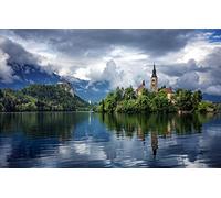 GLHUIOZ Jigsaw Puzzles for Adults 1000 Piece Jigsaw Puzzles for Adults Kids Learning tional Family Games Birthday Gifts for Toddler Children Boys Girls Landscapes,75x50cm