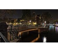 GLHUIOZ Jigsaw Puzzles for Adults 1000 Piece Jigsaws 1000 Pieces for Adults Gifts Netherlands Amsterdam Bridges 75x50cm