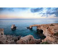 GLHUIOZ Jigsaw Puzzles for Adults 1000 Piece Kids Family Games Birthday Gifts for Toddler Children Learning tional Boys Girls,Cyprus,Ayia Napa,Love Bridge,75x50cm