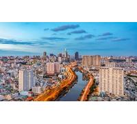 GLHUIOZ Jigsaw Puzzles for Adults 1000 Piece Landscape Jigsaw Puzzles for Adults Gifts Vietnam Rivers Saigon 75x50cm