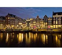GLHUIOZ Jigsaw Puzzles for Adults, 1000 Piece Netherlands Amsterdam Marinas 75x50cm