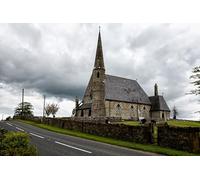 GLHUIOZ Jigsaw Puzzles for Adults 1000 Piece,Puzzles Family Games DIY Gift Home Wall Decor Roads Church Patrick 's Church 75x50cm