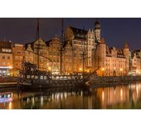 GLHUIOZ Jigsaw Puzzles for Adults 1000 Pieces jigsaw Landscape Puzzles for Adults Women Men Gifts Challenging Game Gdansk Poland 75x50cm