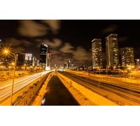 GLHUIOZ Jigsaw Puzzles for Adults 1000 Pieces Landscape Jigsaw Puzzles for Adult Kids Challenging Game Israel Railroads Tel Aviv 75x50cm