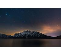 GLHUIOZ jigsaw puzzles for adults 1000 - puzzle Night,Mountain,Canada,75x50cm