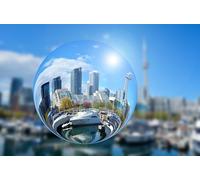 GLHUIOZ Jigsaw Puzzles for Adults 1500 Piece Jigsaw Puzzles for Adults Gifts Skyscrapers Yacht Balls Circles Glass 87x57cm