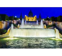 GLHUIOZ Jigsaw Puzzles for Adults 1500 Piece Jigsaws 1500 Pieces for Adults Gifts Spain Fountains Barcelona 87x57cm
