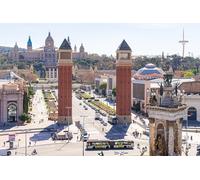 GLHUIOZ Jigsaw Puzzles for Adults 1500 Piece KidsToys Family Games Birthday Gifts for Toddler Children Learning Educational Boys Girls, Spain Spain Barcelona Town 87x57cm
