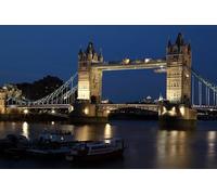 GLHUIOZ Jigsaw Puzzles for Adults - 1500 Piece Puzzle for Kids - England Bridges Rivers Riverboat Thames 87x57cm