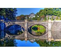 GLHUIOZ Jigsaw Puzzles for Adults 1500 Pieces Landscape Jigsaw Puzzles for Adult Kids Challenging Game Japan,Tokyo,Palace,Moat,Imperial Palace,87x57cm