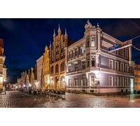 GLHUIOZ Jigsaw Puzzles for Adults 1500 Puzzles for Adults 1500 Pieces Puzzle 1500 Pieces 1500 Piece Jigsaw Puzzles Germany Stralsund Street 87x57cm