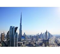 GLHUIOZ Jigsaw puzzles for adults 500 piece Bridge jigsaw puzzles for adults Challenging Game Dubai United Arab 52x38cm