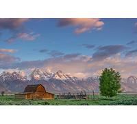 GLHUIOZ Jigsaw Puzzles for Adults 500 Piece,Family Games DIY Gift Home Wall Decor,Grand Teton,52x38cm