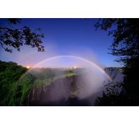 GLHUIOZ Jigsaw Puzzles for Adults 500 Piece for Adults Gifts Victoria,South Africa,Moon Rainbow,52x38cm