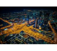 GLHUIOZ Jigsaw puzzles for adults 500 piece jigsaw puzzles for adults Challenging Game Emirates UAE Dubai 52x38cm