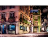 GLHUIOZ Jigsaw puzzles for adults 500 piece jigsaw puzzles for adults Challenging Game jigsaw puzzles Switzerland St.Gallen Street 52x38cm
