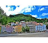 GLHUIOZ Jigsaw Puzzles for Adults 500 Piece Jigsaw Puzzles for Adults Kids Learning Educational Toys Family Games Birthday Gifts for Toddler Children Boys Girls Portugal Sintra 52x38cm