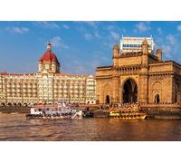 GLHUIOZ Jigsaw Puzzles for Adults 500 Piece Jigsaws 500 Pieces for Adults Gifts India Motorboat Marinas Mumbai 52x38cm