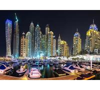 GLHUIOZ Jigsaw Puzzles for Adults 500 Piece Jigsaws 500 Pieces for Adults Gifts Marinas Dubai Emirates UAE 52x38cm