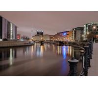 GLHUIOZ Jigsaw Puzzles for Adults - 500 Piece Puzzle for Kids - Germany Berlin Rivers 52x38cm