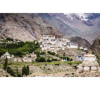 GLHUIOZ Jigsaw Puzzles for Adults 500 Piece,Puzzles Family Games DIY Gift Home Wall Decor India Monastery Likir Ladakh 52x38cm