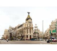 GLHUIOZ Jigsaw Puzzles for Adults 500 Piece,Puzzles Family Games DIY Gift Home Wall Decor, Madrid Spain 52x38cm