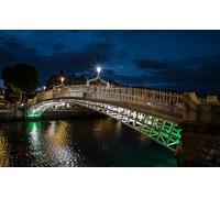 GLHUIOZ Jigsaw Puzzles for Adults 500 Pieces jigsaw Landscape Puzzles for Adults Women Men Gifts Challenging Game Ireland Dublin Rivers Bridges 52x38cm