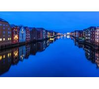 GLHUIOZ jigsaw puzzles for adults 500 | puzzle | jigsaws 500 pieces for adults | Norway Trondheim 52x38cm