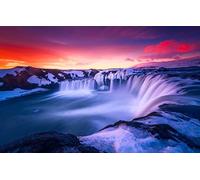 GLHUIOZ jigsaw puzzles for adults 500 - puzzle Sky,Amazing,Great,Iceland,52x38cm