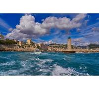 GLHUIOZ Jigsaws 1500 pieces for adults - 1500 piece jigsaw puzzles for adults is ideal as a gift for the whole family the jigsaw puzzle France Sea Coast Cassis 87x57cm