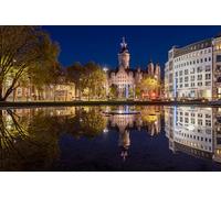 GLHUIOZ Jigsaws 500 pieces for adults - 500 piece jigsaw puzzles for adults is ideal as a gift for the whole family and the jigsaw puzzle Germany Rivers Leipzig 52x38cm