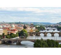 GLHUIOZ Jigsaws 500 pieces for adults - 500 piece jigsaw puzzles for adults is ideal as a gift for the whole family and the jigsaw puzzle Czech Republic Prague Rivers Bridges 52x38cm