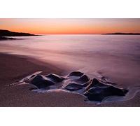 GLHUIOZ Personalised Jigsaw Photo Custom Jigsaw Puzzle 1000 pc Wooden Puzzle Personalized Gift Stones,75x50cm