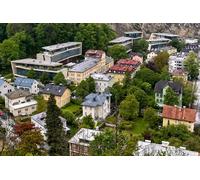 GLHUIOZ Personalised Jigsaw Photo Custom Jigsaw Puzzle 1500 pc Wooden Puzzle Personalized Gift Austria Salzburg 87x57cm